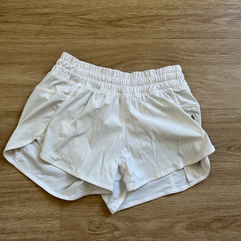 Lululemon white shorts